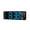 Blue, variant on NEXAVKPR Large Screen LED Wall Clock with Remote Control Auto Brightness and Multifunctional Display for Bedroom or Study Decors