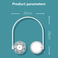 thumbnail image 2 of Ventilador portátil para cuello con diseño ergonómico, carga USB, batería de larga duración y funcionamiento silencioso - Ideal para deportes y uso diario (disponible en varios colores), 2 of 6