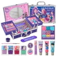 thumbnail image 1 of Kit de Maquillaje Infantil KPOP Demon Hunters Huntrix, Estuche con Espejo, Sombras, Brillos Labiales, Esmaltes, Brillo Corporal, Lima, Brocha, Cosméticos Infantiles, 1 of 7