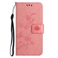 thumbnail image 5 of Nalacover Wallet Case for Samsung Galaxy A14 5G, Stylish Flowers Embossed Pattern Premium PU Leather Flip Folio Cover with Card Slots Holder Magnetic Clasp Kickstand Soft TPU Anti-Drop Case,Pink, 5 of 7