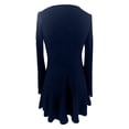 thumbnail image 6 of DHFJKG Womens Ribbed Mini Dress Square Neck Long Sleeve Party Wear Cute Y2K Clothes Slim Fit Solid Color Date Soft Dresses, 6 of 6