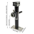 thumbnail image 2 of 2204.62lbs Load Swivel Trailer Jack Hand-Cranked Car Jack Manual Jack Heavy Duty, 2 of 13