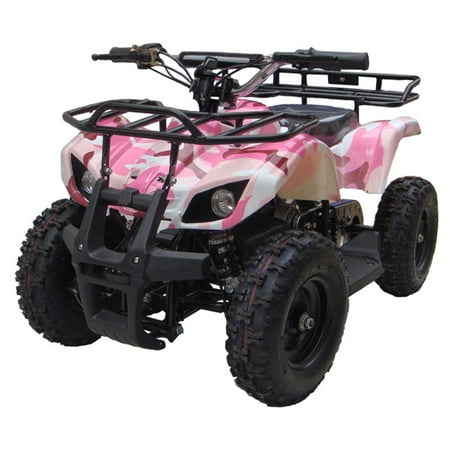 MotoTec 24V Mini Quad V4, Camo Pink