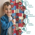 thumbnail image 3 of Pioneer Flower Floral Print Pattern Insulated Teens Curtains Set Of 2, Bedroom Essentials, Toddler Room Decor 42"x63", 3 of 5