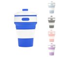 thumbnail image 4 of Taza de té de café de viaje portátil de 350 ml Tazas plegables de silicona Taza de beber plegable Taza de agua deportiva al aire libre Monstrate JJ24617-03, 4 of 7