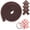 Brown, variant on iSaddle Extra Thick Premium High Density Furniture Table/Wall Edge Protectors Foam Baby Safety Bumper Guard - Includes 4 CORNER Cushions PLUS 2 METERS (6.5 Ft) of Edge Guard Excellent Item