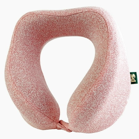 POPSUGAR Travel Neck Pillow - Lightweight Memory Foam Neck Pillow for Sleeping and Travelling