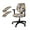 Cartooon Cat, variant on FKELYI Cartooon Cat Print 2 Piece Office Chair Slipcovers with Armrest Covers Stretch Fabric Swivel Chair Cover for Computer Chair Armchair Washable Protector Home Office Decor