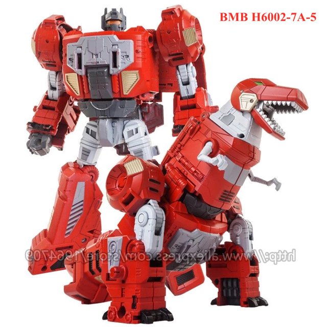 Figuras de acción transFormables 5 en 1 para niños, juguetes de película, Anime Devastator, dinosaurio, modelo de Robot, regalos de cumpleaños