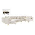 thumbnail image 2 of Meridian Furniture Tremblay Cream Velvet Modular Sectional, 2 of 4
