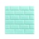 thumbnail image 1 of Papel tapiz autoadhesivo de colisión de espuma Papel tapiz impermeable 3D Pegatinas de pared tridimensionales 3D Papel tapiz autoadhesivo (charol) azul claro 32 * 32 cm (10 piezas) Sailing Electrónica, 1 of 2