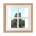 thumbnail image 1 of Northeast Square Boulder Art Deco Fashion Frame Wall Tabletop Display 4 Openings Picture, 1 of 3