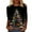 Black, variant on pstuiky Christmas Tops for Women,Merry Christmas Shirt for Women 3/4 Sleeve Tops Blouses Printed Graphic Plus Size Blouse Tees Cute Snowflake T Shirts on Christmas Gifts