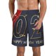 thumbnail image 1 of Fotbe 2025 New Year 2 Trajes de Baño Estampados para Hombre, Shorts de Verano de Secado Rápido, Ropa de Playa, Bañadores-3X-Large, 1 of 6