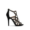 thumbnail image 2 of Ziginy Womens Daliyah Fabric Open Toe Special Occasion Strappy Sandals, 2 of 4
