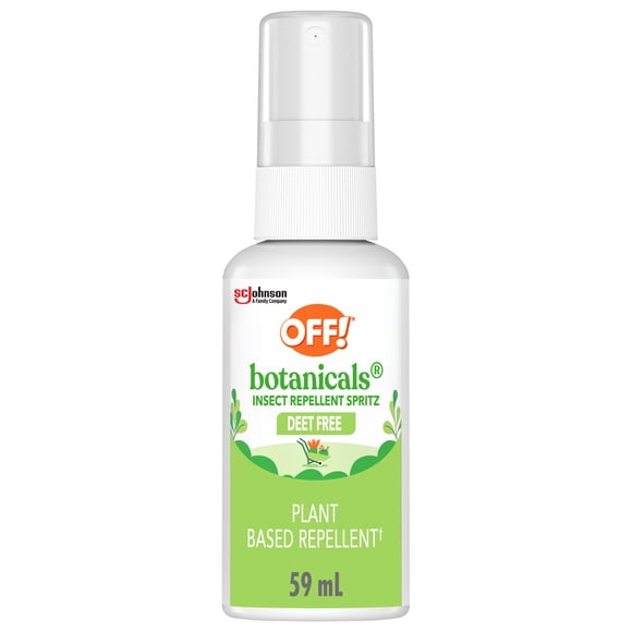 OFF! Botanicals Deet Free Plant-based Insect Repellent Pump Spray, Travel Size