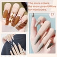 thumbnail image 2 of Set de esmaltes de uñas en gel SAVILAND, 33 unidades, Classic Glitter White, 2 of 7
