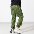 thumbnail image 4 of ZACPNCV Cargo Sweatpants for Boys Kids Cotton Elastic Waist Joggers Running Sweat Pants with Toddler Pant Olive Green 12-13 Years, 4 of 5