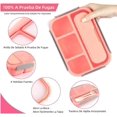 thumbnail image 3 of 27pcs 1300ml Loncheras, Fiambrera Bento Apta para Microondas, Caja de Almuerzo Sellada, (Rosa), 3 of 4