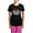 With Pink Pant, variant on CafePress - I'm Nice He's The Naughty One Women's Dark Pajamas - Women's Short Sleeve Print T-Shirt and Pants Dark Cotton Pajama Set