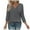 Dark Gray, variant on Womens 3/4 Sleeve Tunic Tops Summer V Neck Casual Pullover Shirts Casual Solid Color Loose Basic T-Shirts (Pink M)