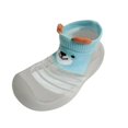 thumbnail image 3 of LNKOO Unisex Baby Socks Shoes Anti Slip Floor Socks, Infant Soft-soled Toddler Shoes First Walking Shoes Thin and Breathable Infant Little Kids Girls Boys Rubber Soft Sock Shoes(Water Blue18/19), 3 of 7