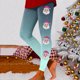 thumbnail image 1 of Leggings de cintura alta para mujer, pantalones de yoga para entrenamiento, suaves, elásticos, cómodos, con estampado navideño, diseño de bloques de color para fitness y running 2690, 1 of 4