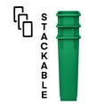 thumbnail image 2 of Alpine Industries 23 Gallon Slim Trash Can, Green, 2 of 7