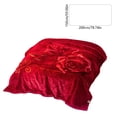 thumbnail image 2 of RKSTN polyester Raschel blanket Thick Raschel Blanket Winter Warm Blanket Flannel Cover Blanket Bed Sheet Double-layer Antistatic Cloud Blanket, 2 of 5