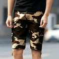 thumbnail image 3 of Shorts for Men Sports Cotton Zipper Camouflage Shorts Mens Jeans Short XXXL, 3 of 4