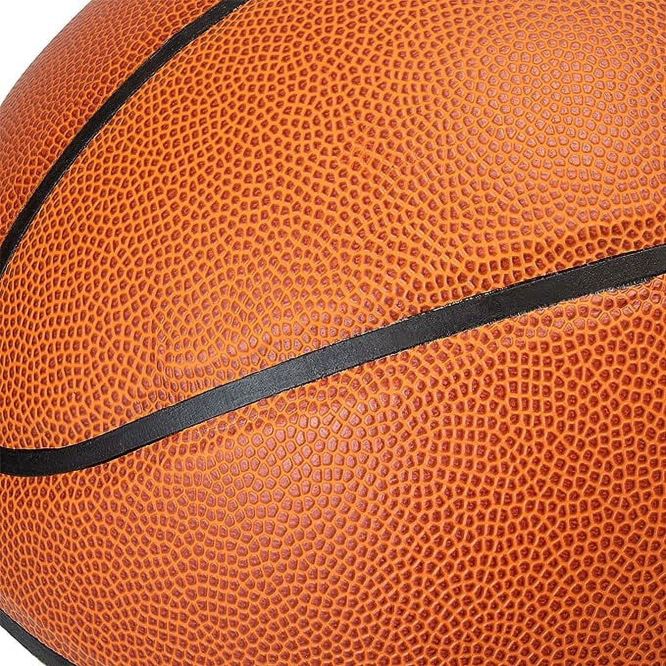 Murray Sporting Goods Autograph Basketball with Stand - Four Panel Signature Ready Display Memorabilia Autographic Basketball Regulation Size 29.5"