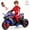 Red, variant on HNH Pink Motorcycle for Kids with Remote Control, 12V Battery Powered Motorbike Ride on Toy for Kids 3-6, Electric Motorcycle with LED Light, Bluetooth Music