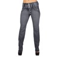 thumbnail image 3 of Fashion2Love High Waist Colombian Style Butt Lifting Stretch Boot Leg Jeans, 3 of 7