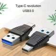 thumbnail image 3 of WINDLAND USB 3.0 to USB C Converters Adapter Male Connectors for Quick Data Transfer Up to 5Gbps for Type C Port, 3 of 9
