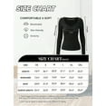 thumbnail image 3 of EMMIOL Women's Lightweight V - Neck Lace Trim Twist Front Long Sleeve Ribbed Knit Slim Fit Top, 3 of 9