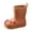 N92 Coffee, variant on Rain Boots For Girls Mid Calf Capybara Design Waterproof Lightweight Cute Rainy Season Toddler Rain Boots Size 4-4.5 Years Coffee