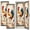 Color 2, variant on Rustic Farmhouse 2 Pcs School Locker Magnetic Wallpaper 12" x 36" Colorful Rooster Floral Border Vintage farmhouse Reusable Removable Locker Accessories Back to School Supplies for Cabin