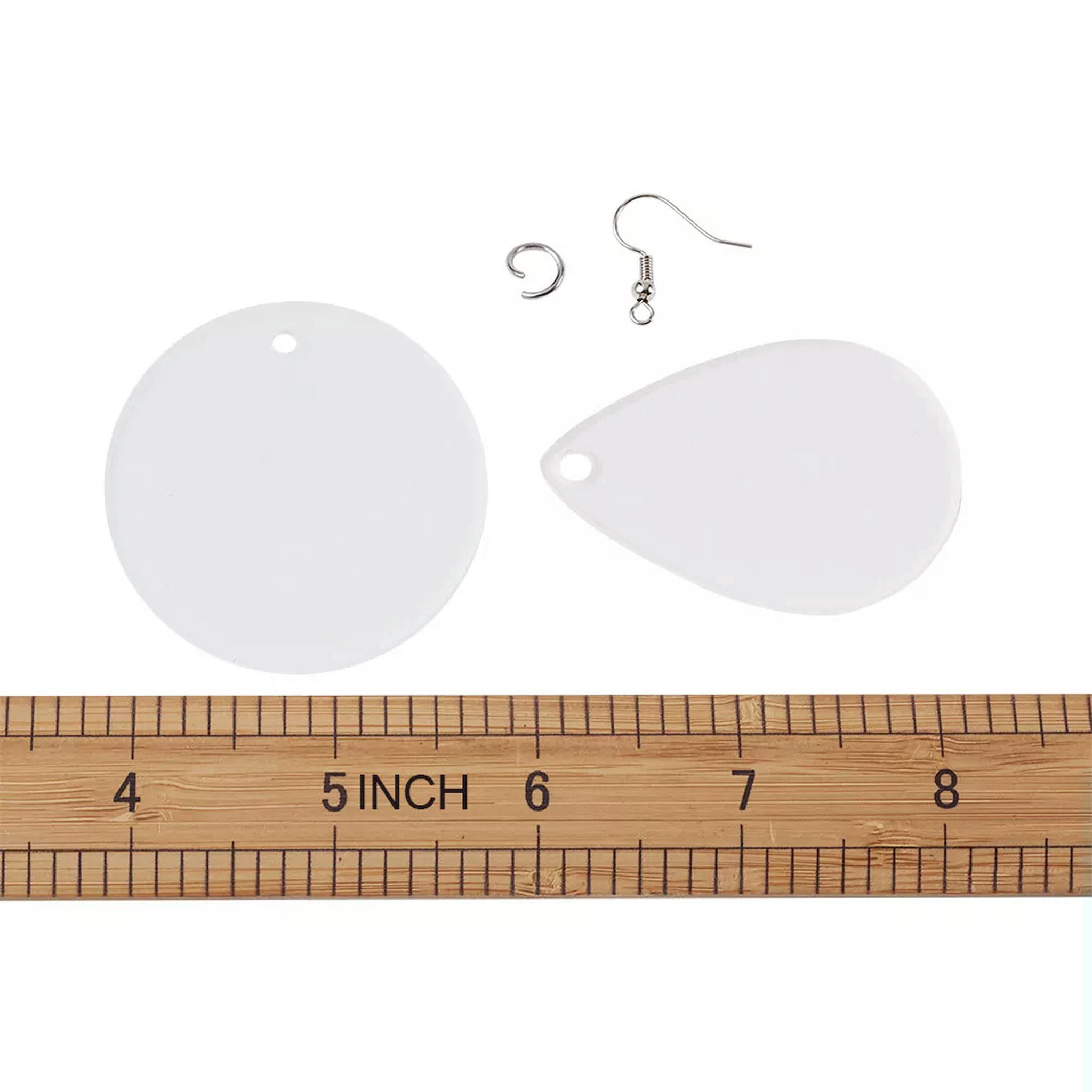 U8MO 1 Set DIY Dangle Earring Making With 48x Pendants 60xJump Rings 60xEarring Hooks