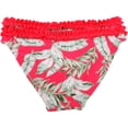 thumbnail image 2 of Vintage Tropical Ruffle Girl Bikini, 12, Coral-Green, 12, Coral-Green, 2 of 2