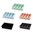 thumbnail image 3 of pitrice 4 Grid Silicone Mold Ice Cubes Rectangular Shape Complementary Food Soft Baking Pan Handmade Cake Candle Mould Black, 3 of 9