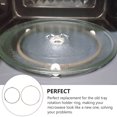 thumbnail image 4 of MasteelfCA 2pcs Microwave Oven Accessories Glass Turntable Rings Tray Roller Brackets, 4 of 7