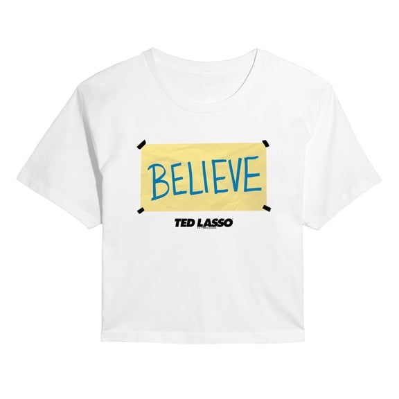 Ted Lasso - Believe Sign Cropped Graphic T-Shirt