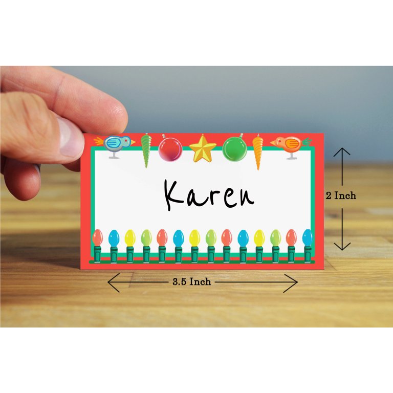 Christmas Holiday Lights Table Tent Place Cards - 25 Holiday Lights Border Guest Seating Name Cards - Table Tents - Place Cards (Holiday Lights) - 77003 - Walmart.com christmas-holiday-lights-table-tent-place-cards-25-holiday-lights-border-guest-seating-name-cards-table-tents-place-cards-holiday-lights-77003-walmart-com