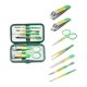 thumbnail image 1 of Juego de cortaúñas de 7 piezas de estilo hermoso único para mujeres y hombres en amarillo y verde, 1 of 1
