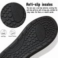 thumbnail image 4 of Knivor Cozy Slippers for Women with Hook Loop Warm Fuzzy Slippers Sock Shoes Ultra-Light House Slippers with Mute Anti-Slip Sole for Indoor Bedroom/Yoga, 4 of 8