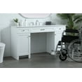 thumbnail image 3 of Elegant Kitchen and Bath 60 Inch ADA Compliant Bathroom Vanity In Natural Oak, 3 of 7