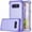 Lightpurple, variant on For Samsung Galaxy Note 9 Case, Dual Layer Slim Heavy Duty Hybrid Rugged Shockproof Anti-Scratch Protective Back Phone Cover