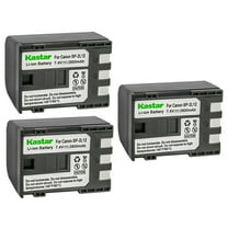 Kastar 3-Pack Battery Replacement for Canon Elura 40 MC, Elura 50, Elura 60, Elura 65, Elura 70, Elura 80, Elura 85, Elura 90, FV500, FVM20, FVM30, FVM100, FVM200, iVIS HG10, iVIS HV20, iVIS HV30