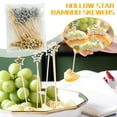 thumbnail image 5 of Star-Shaped Christmas Bamboo Skewers - Eco-Friendly, Festive Food Presentation, Party Decor, 5 of 8