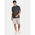 thumbnail image 2 of Birdie Bound Men's and Big Men’s Printed Golf Polo Shirt with UPF50+, Sizes S-3XL, 2 of 5
